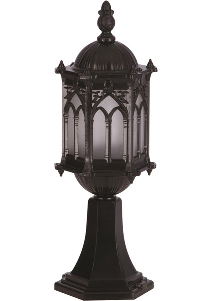 BSU-68051-BSY-M2-OP Siyah Boyalı Dış Mekan Aydınlatma E27 Aluminyum Polikarbon Cam 15cm fiyatları