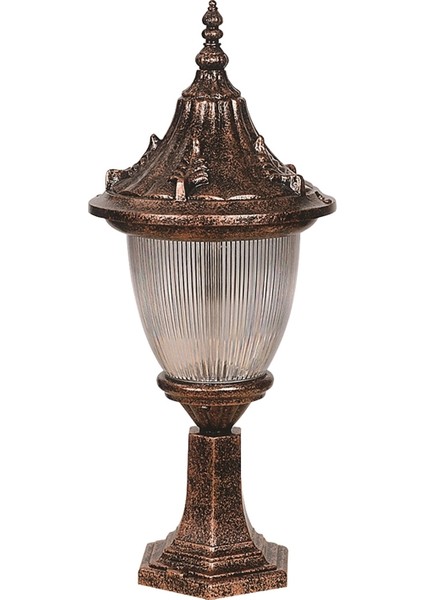 BSU-68056-BKR-M1-K Kahverengi Boyalı Dış Mekan Aydınlatma E27 Aluminyum Polikarbon Cam 26cm fiyatları