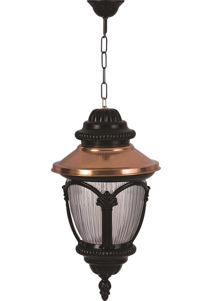 BFE-68057-BSY Kahverengi/Siyah Boyalı Dış Mekan Aydınlatma E27 Aluminyum Polikarbon Cam 25cm fiyatları