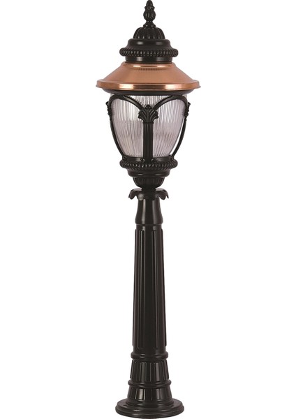 BSU-68057-BSY-B Kahverengi/Siyah Boyalı Dış Mekan Aydınlatma E27 Aluminyum Polikarbon Cam 25cm fiyatları