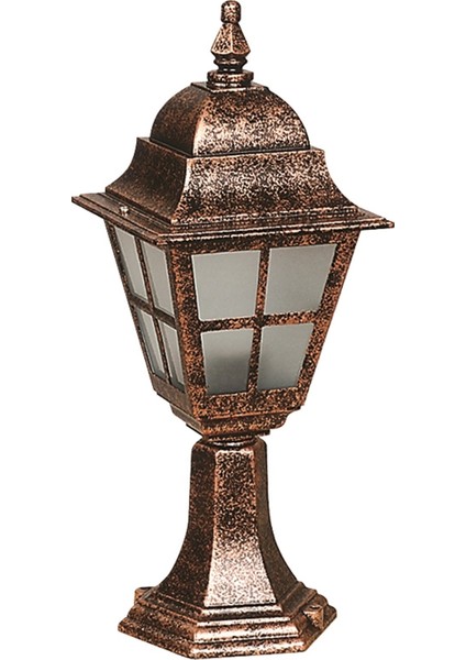 BSU-68062-BKR-M1-OP Kahverengi Boyalı Dış Mekan Aydınlatma E27 Aluminyum Polikarbon Cam 18cm fiyatları