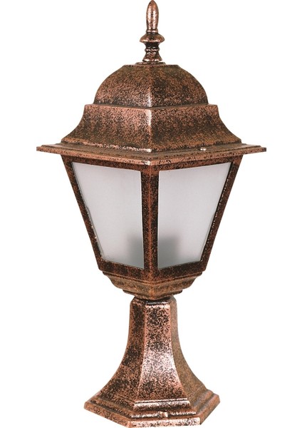 BSU-68062-BKR-M2-OP Kahverengi Boyalı Dış Mekan Aydınlatma E27 Aluminyum Polikarbon Cam 18cm fiyatları