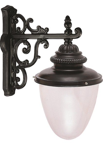 BAP-68071-BSY-M1OP Siyah Boyalı Dış Mekan Aydınlatma E27 Aluminyum Polikarbon Cam 45x20cm fiyatları