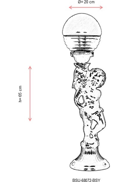 BSU-68072-BSY Siyah Boyalı Dış Mekan Aydınlatma E27 Aluminyum Akrilik Cam 20cm modelleri