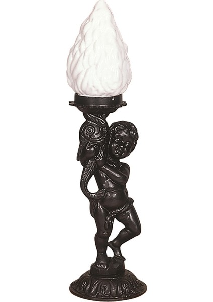 BSU-68076-BSY-OP Siyah Boyalı Dış Mekan Aydınlatma E27 Aluminyum Akrilik Cam 20cm