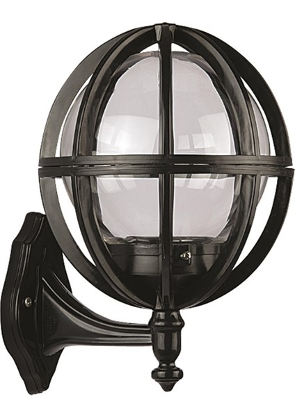 BAP-68080-BSY-M1 Siyah Boyalı Dış Mekan Aydınlatma E27 ABS Akrilik Cam 28x23cm fiyatları