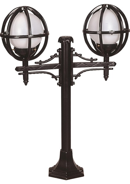 BSU-68080-2BSY-OP Siyah Boyalı Dış Mekan Aydınlatma E27 ABS Polietilen Cam 60x20cm fiyatları