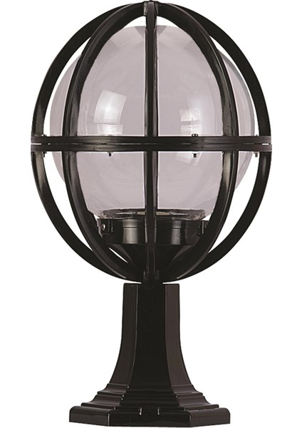 BSU-68080-BSY-M1-KOP Siyah Boyalı Dış Mekan Aydınlatma E27 Aluminyum Akrilik Cam 25cm fiyatları