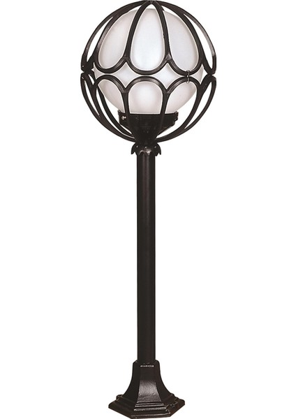 BSU-68081-BSY-M7-BOP Siyah Boyalı Dış Mekan Aydınlatma E27 ABS Polietilen Cam 30cm fiyatları