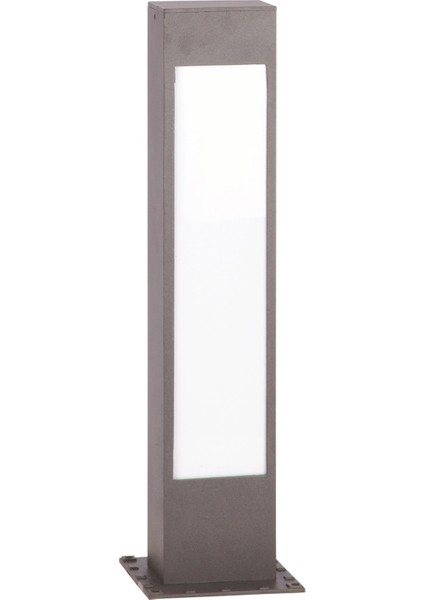 BSU-68142-GR-B Gri Boyalı Dış Mekan Aydınlatma E27 Aluminyum Polikarbon/Akrilik Cam 15cm