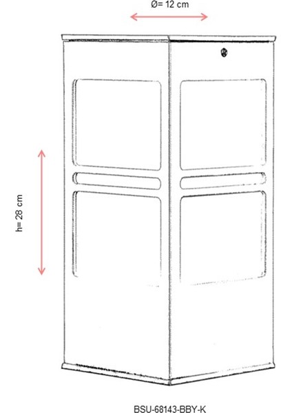 BSU-68143-BBY-K Beyaz Boyalı Dış Mekan Aydınlatma E27 Aluminyum Polikarbon/Akrilik Cam 12cm modelleri