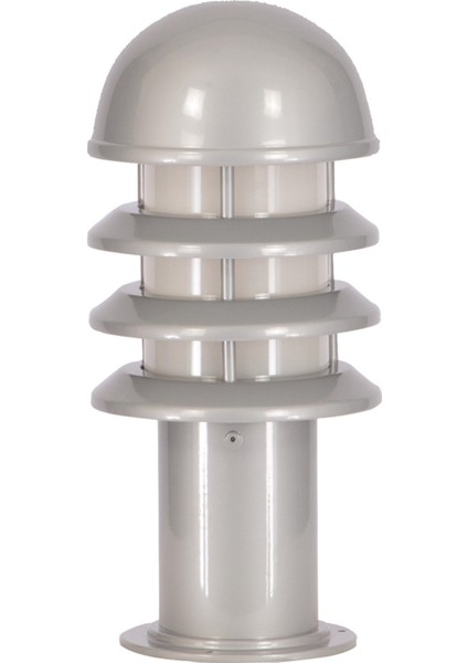 BSU-68145-BBY-K Beyaz Boyalı Dış Mekan Aydınlatma E27 Aluminyum Polikarbon Cam 18cm