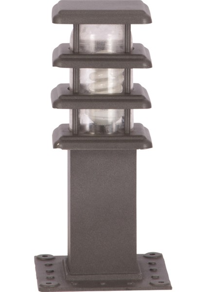 BSU-68149-GR-K Gri Boyalı Dış Mekan Aydınlatma E27 Aluminyum Polikarbon/Akrilik Cam 20cm fiyatları
