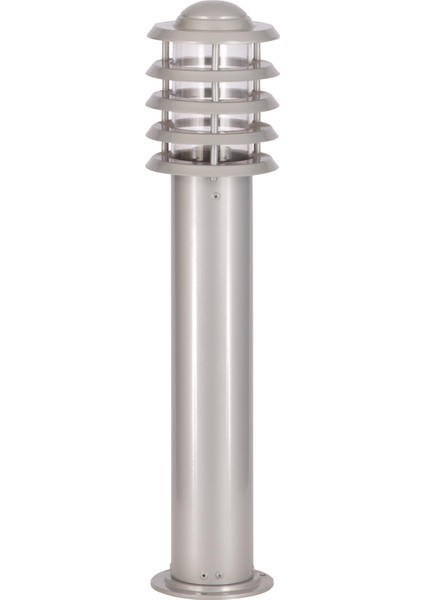 BSU-68158-BBY-B Gri Boyalı Dış Mekan Aydınlatma E27 Aluminyum Polikarbon/Akrilik Cam 18cm