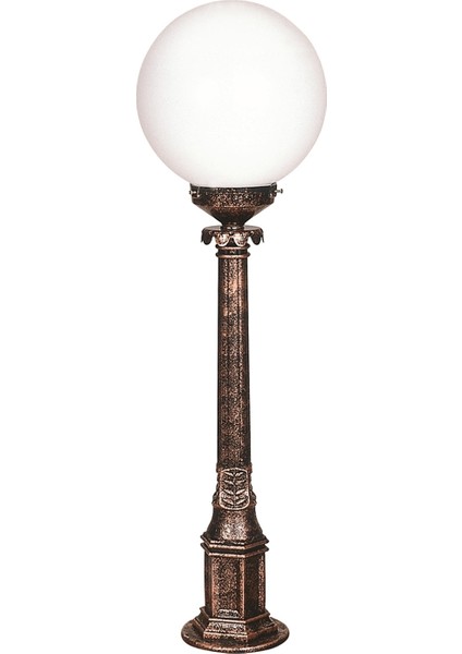 BSU-68160-BKR-M3-BOP Kahverengi Boyalı Dış Mekan Aydınlatma E27 ABS Polietilen Cam 25cm fiyatları