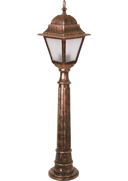 BSU-68179-BKR-B Kahverengi Boyalı Dış Mekan Aydınlatma E27 ABS Polikarbon Cam 18cm
