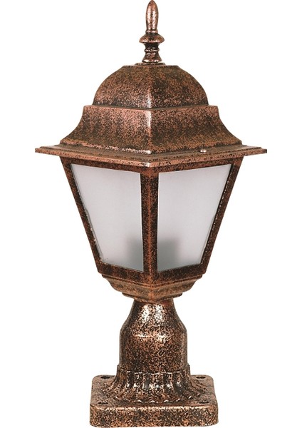 BSU-68179-BKR-K Kahverengi Boyalı Dış Mekan Aydınlatma E27 ABS Polikarbon Cam 18cm fiyatları