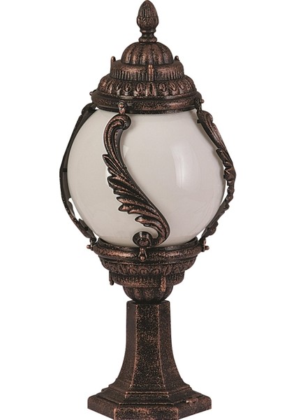 BSU-68182-BKR-M1-K Kahverengi Boyalı Dış Mekan Aydınlatma E27 ABS Akrilik Cam 30cm fiyatları