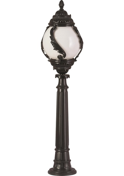 BSU-68182-BSY-M2-B Siyah Boyalı Dış Mekan Aydınlatma E27 ABS Akrilik Cam 30cm