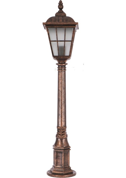 BSU-68183-BKR-B Kahverengi Boyalı Dış Mekan Aydınlatma E27 ABS Akrilik Cam 20cm fiyatları