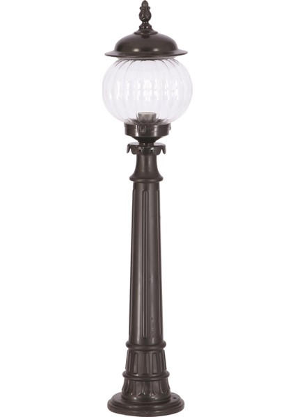 BSU-68187-BSY-M2-B Siyah Boyalı Dış Mekan Aydınlatma E27 ABS Akrilik Cam 23cm