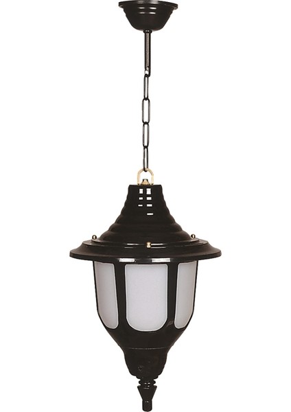 BFE-68190-BSY Siyah Boyalı Dış Mekan Aydınlatma E27 ABS Polikarbon Cam 24cm