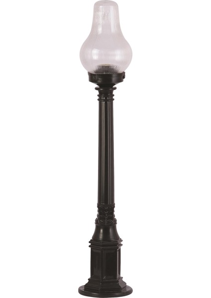 BSU-68192-BSY-B Siyah Boyalı Dış Mekan Aydınlatma E27 ABS Akrilik Cam 20cm