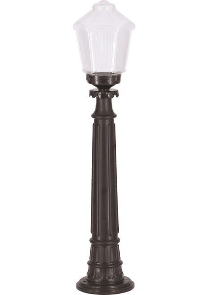 BSU-68197-1BSY-M2-B Siyah Boyalı Dış Mekan Aydınlatma E27 ABS Akrilik Cam 20cm