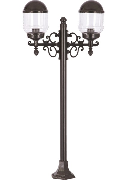 BSU-68198-2BSY Siyah Boyalı Dış Mekan Aydınlatma E27 Metal ABS Akrilik Cam 55x17cm fiyatları