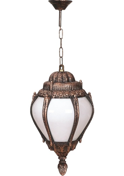 BFE-68202-BKR-OP Kahverengi Boyalı Dış Mekan Aydınlatma E27 ABS Akrilik Cam 20cm fiyatları