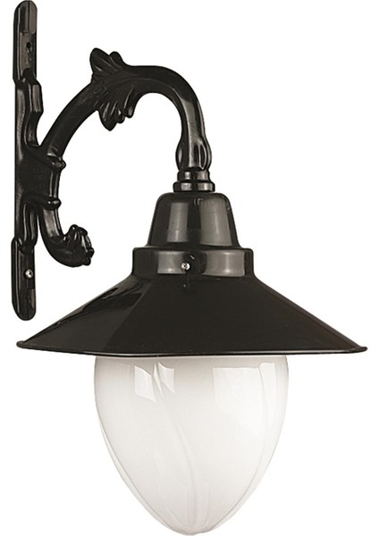 BAP-68204-BSY-M2 Siyah Boyalı Dış Mekan Aydınlatma E27 ABS Akrilik Cam 40x20cm fiyatları