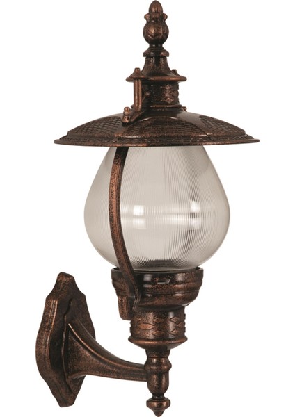 BAP-68205-BKR Kahverengi Boyalı Dış Mekan Aydınlatma E27 ABS Akrilik Cam 28x25cm fiyatları