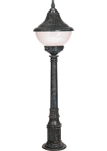 BSU-68207-BSY-M2-B Yeşil Boyalı Dış Mekan Aydınlatma E27 ABS Polikarbon Cam 27cm