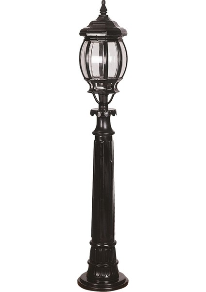 BSU-68208-BSY-M2-B Siyah Boyalı Dış Mekan Aydınlatma E27 ABS Polikarbon Cam 18cm