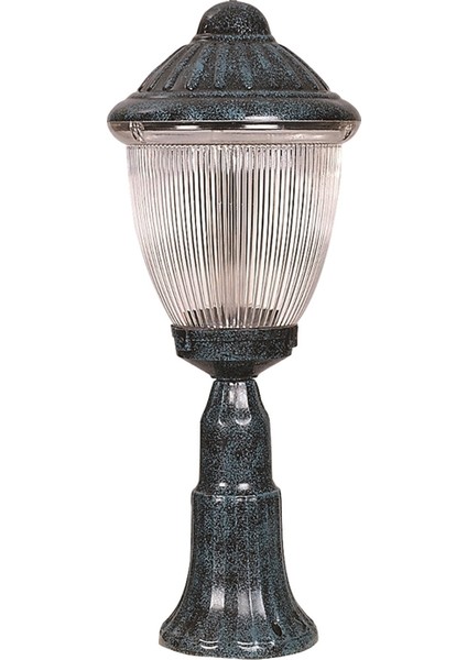 BSU-68210-BTK Yeşil Boyalı Dış Mekan Aydınlatma E27 ABS Polikarbon Cam 23cm