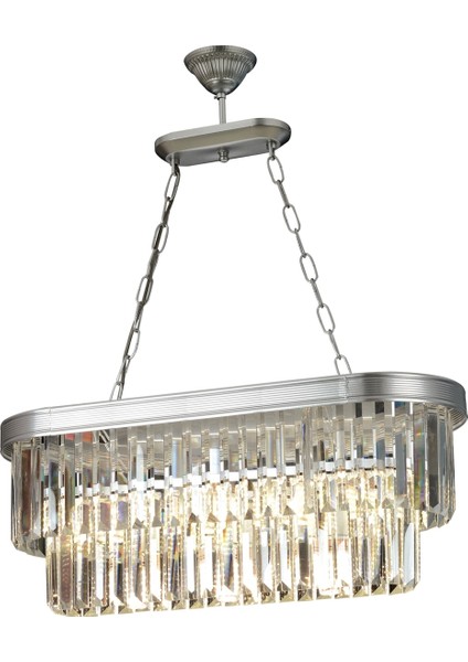 AVONNI AV-65224-YM-K Krom Kaplama Modern Avize E14 Metal Kristal 65x26cm