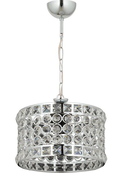 AV-65240-3K Krom Kaplama Modern Avize E27 Metal Kristal 25cm fiyatları