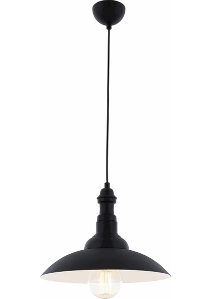 AV-4100-M5-BSY Siyah Boyalı Modern Avize E27 Metal 35cm