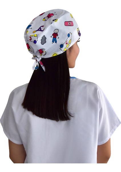 Yarabandı Temalı Cerrahi Doktor Hemşire Hastane Bonesi fiyatları