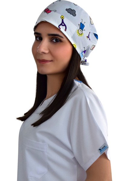 Yarabandı Temalı Cerrahi Doktor Hemşire Hastane Bonesi modelleri