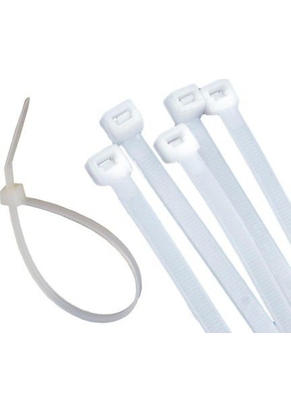 Cırt Kelepçe - Kablo Bağı 3X150 mm Beyaz