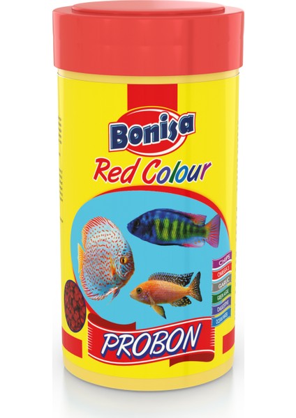 Red Colour Pro Bonisa Chips 250ML Protein Kutu Balık Yemi