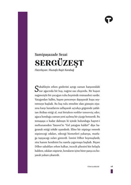 Sergüzeşt - Samipaşazade Sezai