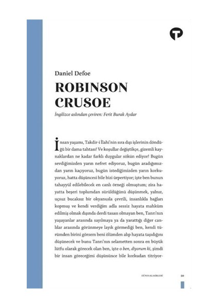 Robinson Crusoe - Daniel Defoe