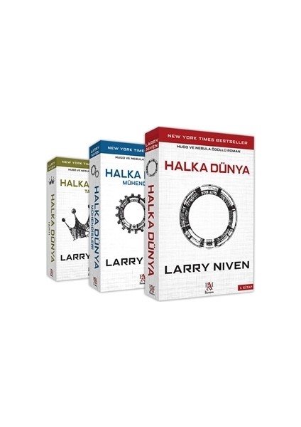 Halka Dünya - Halka Dünya Mühendisleri - Halka Dünya Tahtı Seti - - Larry Niven - 3 Kitap Takım