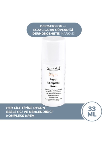 Be Bright Peptit Kompleks Krem 33 ml