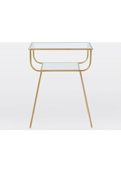 Bidesign Gold Geyik Yan Sehpa