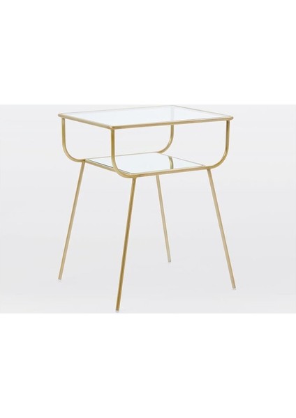 Bidesign Gold Geyik Yan Sehpa