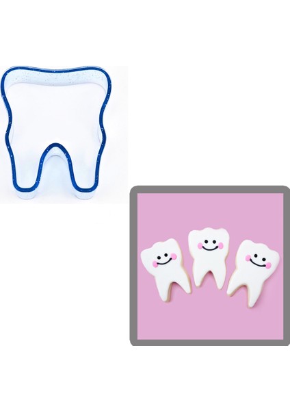 Diş Polikarbon Kurabiye Kalıbı