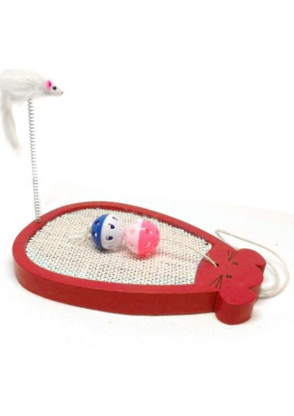 Fareli Toplu Kedi Tırmalama Oyuncağı 32X23CM fiyatları
